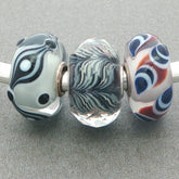 Trollbeads Spotted Waves Unique Trio